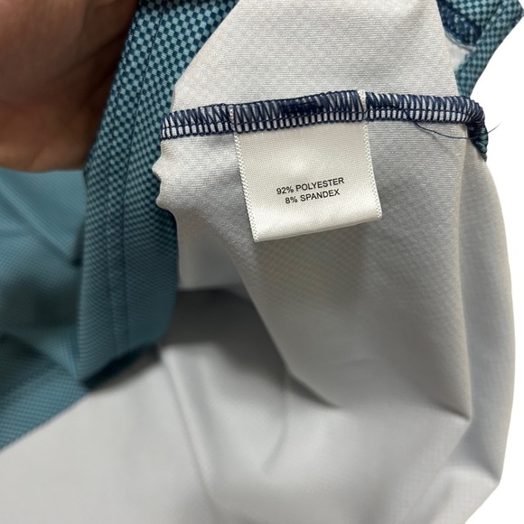 Peter Millar Summer Comfort Medium Polo Logo Blue Napa Silverado Resort - Picture 9 of 9